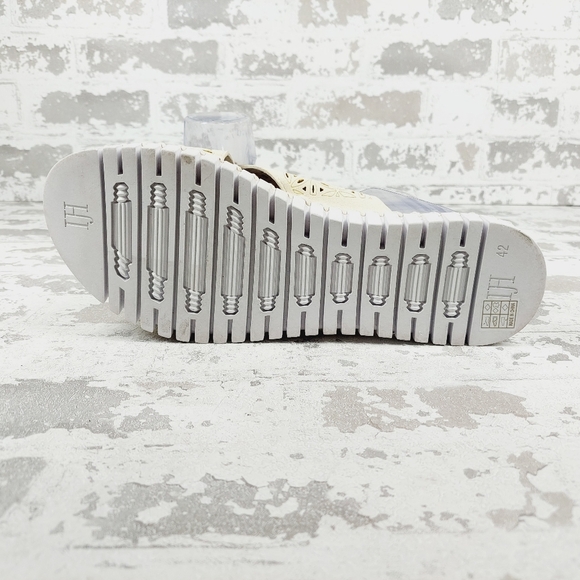 NEW Ilse Jacobsen Tulip Milk Cream Cross Band Sandals Slide W415 - Picture 8 of 11